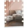 Specchio Per Trucco Con Luci Murrieta Bianco -Armonia Decor 35223582 1
