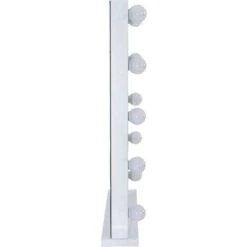 Specchio Per Trucco Con Luci Visalia Bianco -Armonia Decor 35399385 3