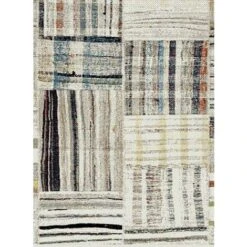 Tapete Estilo Berbere 100x100 Carrecm 65% Polipropilene, 35% Iuta Beige -Armonia Decor 35485819 3