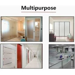 Pellicola Per Vetri Autoadesiva Che Copre Pellicole Di Vetro Per Ufficio, Privacy Decorativa Per Bagno 17,7 X 78,7 Pollici -Armonia Decor 35577749 3