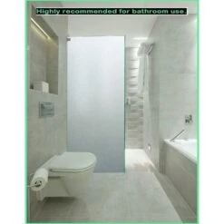 Pellicola Per Vetri Autoadesiva Che Copre Pellicole Di Vetro Per Ufficio, Privacy Decorativa Per Bagno 17,7 X 78,7 Pollici -Armonia Decor 35577749 4