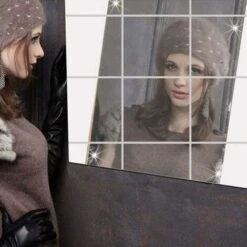 18 Pezzi Specchio Piastrelle Specchio Adesivo Specchio Da Parete Adesivo Per Decorazioni Da Parete Argento 15x15cm 10 18 Pezzi Specchio Piastrelle Specchio Adesivo Specchio Da Parete Adesivo Per Decorazioni Da Parete Argento 15x15cm -Armonia Decor 35577981 4