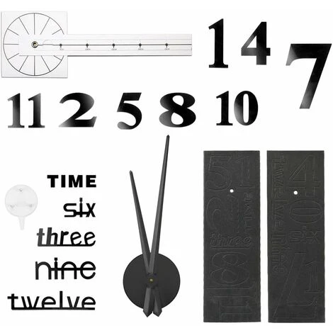 SOEKAVIA Orologio Da Parete Fai-da-te, Orologi Da Parete 3D Fai-da-te Design Moderno Orologi Da Parete In Acrilico Adesivi Da Parete Orologi Decorativi Per Ufficio Soggiorno Orologio Da Camera Da Lett 4 SOEKAVIA Orologio Da Parete Fai-da-te, Orologi Da Parete 3D Fai-da-te Design Moderno Orologi Da Parete In Acrilico Adesivi Da Parete Orologi Decorativi Per Ufficio Soggiorno Orologio Da Camera Da Lett - immagine 2