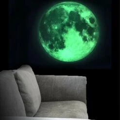 SOEKAVIA Adesivi Murali Adesivi Luminosi Autoadesivi 435 / Adesivi Luminosi Punti Luminosi E Luna 30cm Per Camerette Cielo Stellato Stelle Luminose E Adesivi Luminosi Fluorescenti Ad Alta Luminosità -Armonia Decor 35821565 4