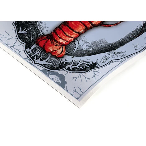 CURIOSITÀ - Poster Con Firma - Poster Da Parete - Formato Verticale - Carta Per Belle Arti Opaca Da 270 G - Design A Forma Di Aragosta - 21x30 Cm 5 CURIOSITÀ - Poster Con Firma - Poster Da Parete - Formato Verticale - Carta Per Belle Arti Opaca Da 270 G - Design A Forma Di Aragosta - 21x30 Cm - immagine 3