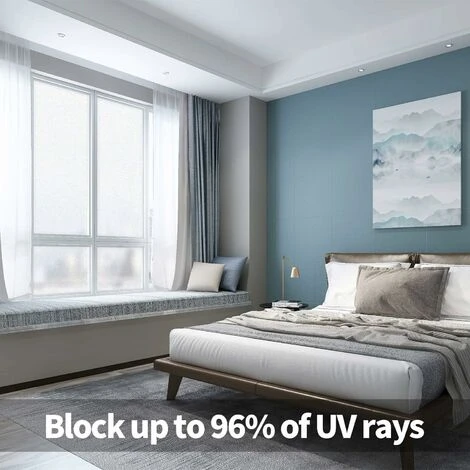 Pellicola Per Vetri, Pellicola Per Vetri, Pellicola Per Vetri, Pellicola Elettrostatica Per Vetri, Pellicola Opaca, Pellicola Per Vetro Smerigliato 45x200 Cm Per Ufficio, Casa, Bagno, Camera Da Letto, 5 Pellicola Per Vetri, Pellicola Per Vetri, Pellicola Per Vetri, Pellicola Elettrostatica Per Vetri, Pellicola Opaca, Pellicola Per Vetro Smerigliato 45x200 Cm Per Ufficio, Casa, Bagno, Camera Da Letto, - immagine 3