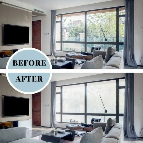 Pellicola Per Vetri, Pellicola Per Vetri, Pellicola Per Vetri, Pellicola Elettrostatica Per Vetri, Pellicola Opaca, Pellicola Per Vetro Smerigliato 45x200 Cm Per Ufficio, Casa, Bagno, Camera Da Letto, 6 Pellicola Per Vetri, Pellicola Per Vetri, Pellicola Per Vetri, Pellicola Elettrostatica Per Vetri, Pellicola Opaca, Pellicola Per Vetro Smerigliato 45x200 Cm Per Ufficio, Casa, Bagno, Camera Da Letto, - immagine 4