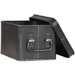 Contenitore Media 22x17x13 Cm M Nero Anticato LABEL51 -Armonia Decor 37091771 3