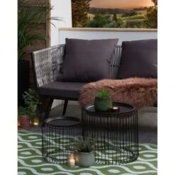 Tappeto Moderno Da Interno Ed Esterno Sintetico Verde 120 X 180 Cm Pune -Armonia Decor 37326813 2