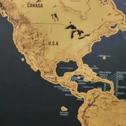 Mappa Del Mondo Mappamondo Da Grattare Cartina Geografica Viaggia Vacanza Poster -Armonia Decor 38060681 4