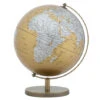 Dmora Mappamondo Decorativo, Metallo E Plastica, Colore Oro, Misure: 25 X 25 X 34 Cm, Con Imballo Rinforzato -Armonia Decor 38269888 1