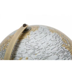 Dmora Mappamondo Decorativo, Metallo E Plastica, Colore Oro, Misure: 25 X 25 X 34 Cm, Con Imballo Rinforzato -Armonia Decor 38269888 4