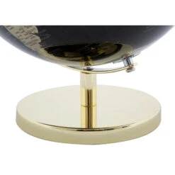 Dmora Mappamondo Decorativo, Plastica E Ferro, Colore Nero, Misure: 25 X 25 X 34 Cm, Con Imballo Rinforzato -Armonia Decor 38270254 5