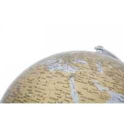 Dmora Mappamondo Decorativo, Metallo E Plastica, Colore Argento, Misure: 25 X 25 X 34 Cm, Con Imballo Rinforzato 11 Dmora Mappamondo Decorativo, Metallo E Plastica, Colore Argento, Misure: 25 X 25 X 34 Cm, Con Imballo Rinforzato -Armonia Decor 38270533 5