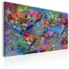 Quadro - Mappa Jackson Pollock Ispirazione - 120x80 2 Quadro - Mappa Jackson Pollock Ispirazione - 120x80 -Armonia Decor 39169559 1