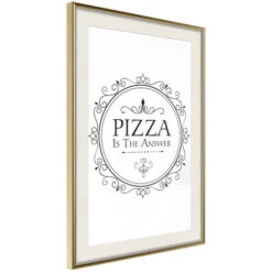 Poster - Pizza Is The Answer [Poster] - 40x60