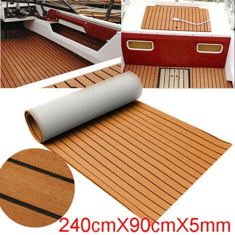 240x90cm Tappetino Per Barche Marine EVA Teak Tack Decking Sheet Lamiera E Colla Per Yacht 5mm 7 240x90cm Tappetino Per Barche Marine EVA Teak Tack Decking Sheet Lamiera E Colla Per Yacht 5mm - immagine 5