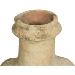 Vecchia Anfora Con Manici In Terracotta E Base Portavasi In Ferro -Armonia Decor 39503009 3