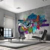 Fotomurale Adesivo - Graffiti Eye - 98x70 2 Fotomurale Adesivo - Graffiti Eye - 98x70 -Armonia Decor 39531156 1