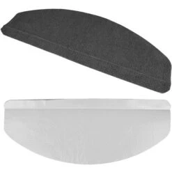 Tappetino Per Scale Autoadesivo 15 Pz 65 X 21 X 4 Cm Grigio Scuro -Armonia Decor 40390666 3