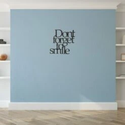 Decorazione Da Parete Parole 70x67 Cm In Acciaio Nero Homemania -Armonia Decor 40545785 5