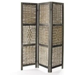 PARAVENTO NORMA 3 ANTE IN LEGNO/BAMBOO -Armonia Decor 40890506 2