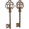 Set 2 Chiavi In Fusione Di Ferro, Riproduzione Di Antiche Chiavi 2 Set 2 Chiavi In Fusione Di Ferro, Riproduzione Di Antiche Chiavi -Armonia Decor 42722245 1