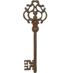 Set 2 Chiavi In Fusione Di Ferro, Riproduzione Di Antiche Chiavi -Armonia Decor 42722245 3