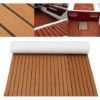 1200x2400mm 5mm Di Spessore EVA Foam Faux Teak Sheet Boat Yacht Tappetino In Teak Sintetico