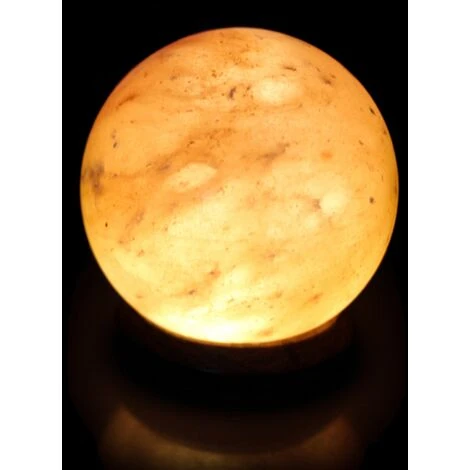 Lampada Di Sale Himalayano Rosa Naturale A Forma Di Sfera 3Kg LedLedITALIA 3 Lampada Di Sale Himalayano Rosa Naturale A Forma Di Sfera 3Kg LedLedITALIA