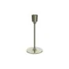 Decoris PORTA CANDELE IN OTTONE SILVER H20.50CM -Armonia Decor 43187603 1