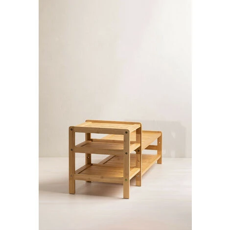 SKLUM Supporto Per Monitor Con Ripiani In Bambù Murez Bambù 6 SKLUM Supporto Per Monitor Con Ripiani In Bambù Murez Bambù - immagine 4