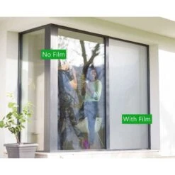 SOEKAVIA Pellicola Per Vetri Pellicola Per Vetri Oscurante Pellicola Per Vetri Smerigliata Pellicola Per Vetri Elettrostatica Opaca Per Vetri Di Finestre Finestra Di Visualizzazione Casa Bagno Camera -Armonia Decor 44301610 4