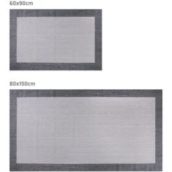 Tappeto Vinile Deblon In PVC Antiscivolo E Resistente, Per Interni Ed Esterni., Grigio, 60 X 90cm 8 Tappeto Vinile Deblon In PVC Antiscivolo E Resistente, Per Interni Ed Esterni., Grigio, 60 X 90cm -Armonia Decor 45795641 3