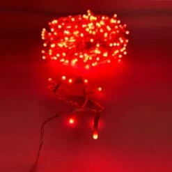 Luccika Home Stringa Luminosa Catena Serie Di Luci Per Albero Di Natale Luminosita' 360o Cavo Trasparente 15 Mt Con 300 Led Rosso Con 8 Giochi Di Luce E Memoria Per Uso Esterno Interno Rosso 15 Metri 11 Luccika Home Stringa Luminosa Catena Serie Di Luci Per Albero Di Natale Luminosita' 360o Cavo Trasparente 15 Mt Con 300 Led Rosso Con 8 Giochi Di Luce E Memoria Per Uso Esterno Interno Rosso 15 Metri -Armonia Decor 46610040 5