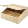 RAYHER - BOX IN LEGNO FSC DA DECORARE CON COPERCHIO 24X24X12CM - 4 SCOMPARTI ALL'INTERNO 2 RAYHER - BOX IN LEGNO FSC DA DECORARE CON COPERCHIO 24X24X12CM - 4 SCOMPARTI ALL'INTERNO -Armonia Decor 46765204 1