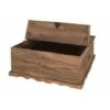 LEEDS 31 Cassapanca In Legno Di Sheesham - Oliato / Grigio 88x88x50 1 LEEDS 31 Cassapanca In Legno Di Sheesham - Oliato / Grigio 88x88x50 -Armonia Decor 47110611 1