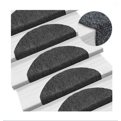 15Pz Tappetini Per Scale Antiscivolo Autoadesiva Sicurezza Tappeto Per Bambini, Anziane E Animali Domestici, Grigio Scuro 65 X 21 X 4 Cm 3 15Pz Tappetini Per Scale Antiscivolo Autoadesiva Sicurezza Tappeto Per Bambini, Anziane E Animali Domestici, Grigio Scuro 65 X 21 X 4 Cm
