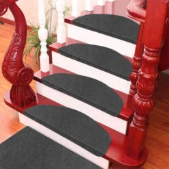 15Pz Tappetini Per Scale Antiscivolo Autoadesiva Sicurezza Tappeto Per Bambini, Anziane E Animali Domestici, Grigio Scuro 65 X 21 X 4 Cm 11 15Pz Tappetini Per Scale Antiscivolo Autoadesiva Sicurezza Tappeto Per Bambini, Anziane E Animali Domestici, Grigio Scuro 65 X 21 X 4 Cm -Armonia Decor 47301052 5