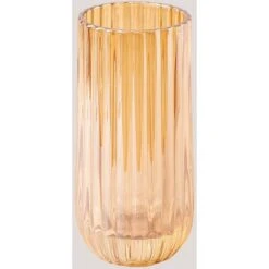 SKLUM Vaso In Vetro Inar Giallo Dorato Trasparente