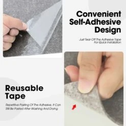 Kueatily 14 Pezzi Tappetini Antiscivolo Per Scale Tappetini Adesivi Tappetini Per Battistrada Tappetini Di Sicurezza Lavabili Per Bambini Anziani E Animali Domestici (grigio Chiaro) -Armonia Decor 47438245 2