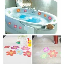Kueatily 20 PCS Adesivo Per Vasca Da Bagno Impermeabile Antiscivolo, Adesivo Per Bagno Vasca Da Bagno Frigorifero Adesivo Per Porte E Finestre -Armonia Decor 47438350 3