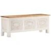 Scatola Portaoggetti 110x30x40 Cm In Legno Massello Di Acacia VidaXL 2 Scatola Portaoggetti 110x30x40 Cm In Legno Massello Di Acacia VidaXL -Armonia Decor 47941926 1