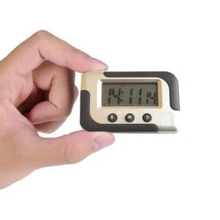 Mini Orologio Digitale Schermo LCD Staffa Supporto Calendario Settimanale JS-020