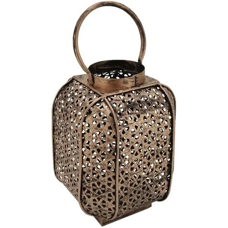 Rebecca Mobili Lanterna Grande Per Interno Esterno In Metallo Bronzo Porta Candele Marocchina 3 Rebecca Mobili Lanterna Grande Per Interno Esterno In Metallo Bronzo Porta Candele Marocchina