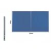 Trade Shop - Rotolo Pellicola Per Finestre Oscurante Blu 150 X 50 Cm Adesiva Vetro 70871 -Armonia Decor 50246943 1