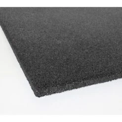 Mattonella In Gomma Per Pavimenti Sportivi - 100x100cm - Spessore 15mm - Granulato Fine - Nera -Armonia Decor 50254497 2