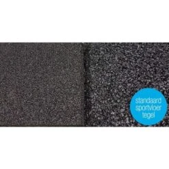 Mattonella In Gomma Per Pavimenti Sportivi - 100x100cm - Spessore 15mm - Granulato Fine - Nera -Armonia Decor 50254497 4