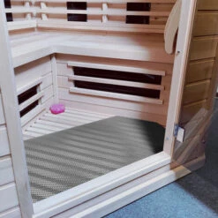 Tappetino A Traliccio Ultra Grip Con Struttura A Nido D'ape 120 Cm - Al Metro - Grigio 10 Tappetino A Traliccio Ultra Grip Con Struttura A Nido D'ape 120 Cm - Al Metro - Grigio -Armonia Decor 50254779 4