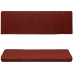 Tappetini Per Scale Tessuto Agugliato 15 Pz 65x25 Cm Rossi -Armonia Decor 51075597 4